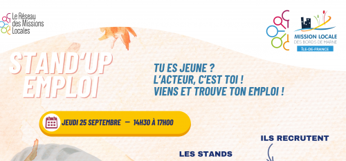 Le Stand’Up de l’Emploi fait son grand retour !