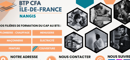 113 offres d’alternance à pourvoir au BTP CFA Nangis