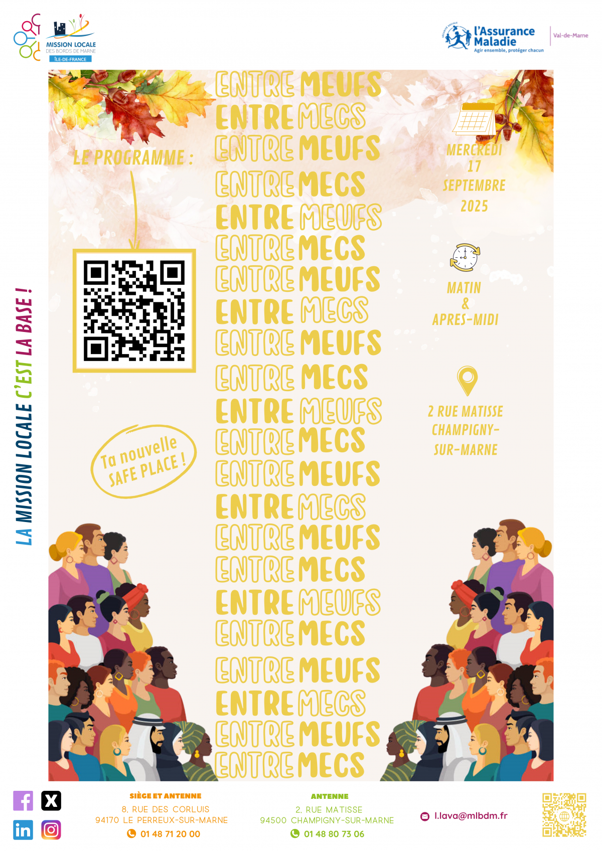Le retour d’Entre Meufs & Entre Mecs !