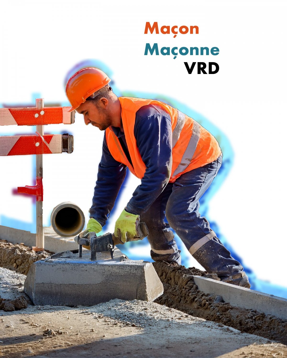 GEIQ, recrutement alternants Maçonne VRD - Maçon VRD